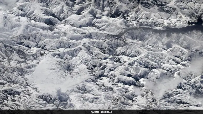 Astronaut Jessica Meir recently shared an impressive photograph of the Northern Patagonia