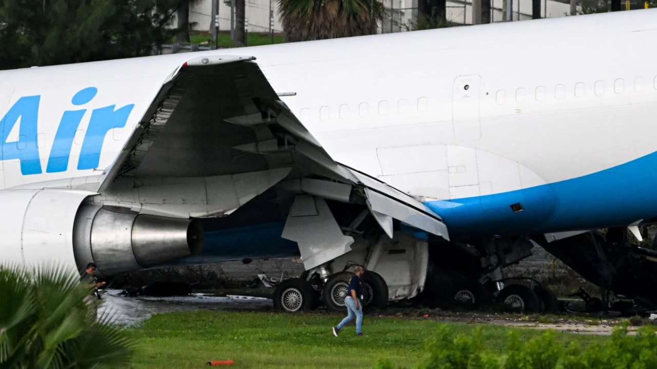 5 Dead After Amazon Cargo Plane Skids Off Runway, Bursts Into Flames In Miami