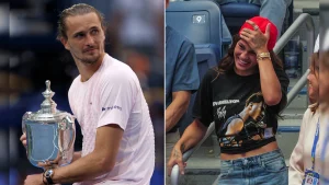 Trinity Rodman was a prominent figure during the US Open final, cheering for Ben Shelton as he