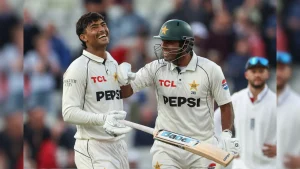 9 batter Razaullah on debut capped an extraordinary Pakistan fightback against England