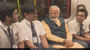 Prime Minister Narendra Modi today inaugurated India's first underwater metro line in Kolkata