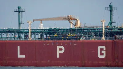 On Sunday, the Liberia-flagged LPG tanker M.T