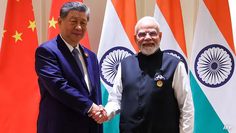 During a meeting on the sidelines of the BRICS summit, President Xi Jinping and Prime Minister