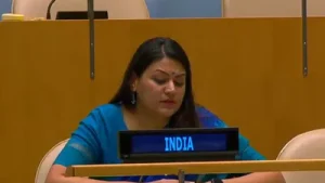 Petal Gahlot, the First Secretary of India's Permanent Mission to the UN, accused Islamabad