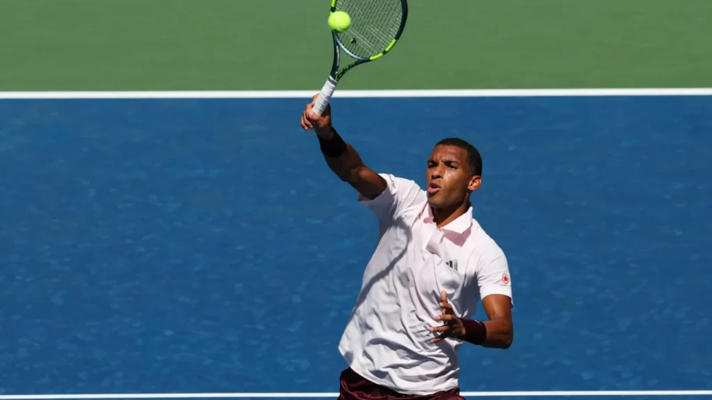 Russian veteran Karen Khachanov defeated an ailing third-seeded Felix Auger-Aliassime Thursday