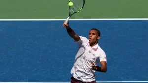 Russian veteran Karen Khachanov defeated an ailing third-seeded Felix Auger-Aliassime Thursday