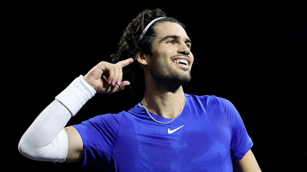 Carlos Alcaraz triumphed over Taylor Fritz on Saturday, saving two match points to secure