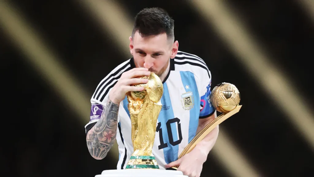 Lionel Messi unveiled a special jersey he would wear during his farewell international game