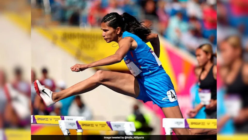 Rising Indian sprinter Jyothi Yarraji marginally bettered her own national record by clocking