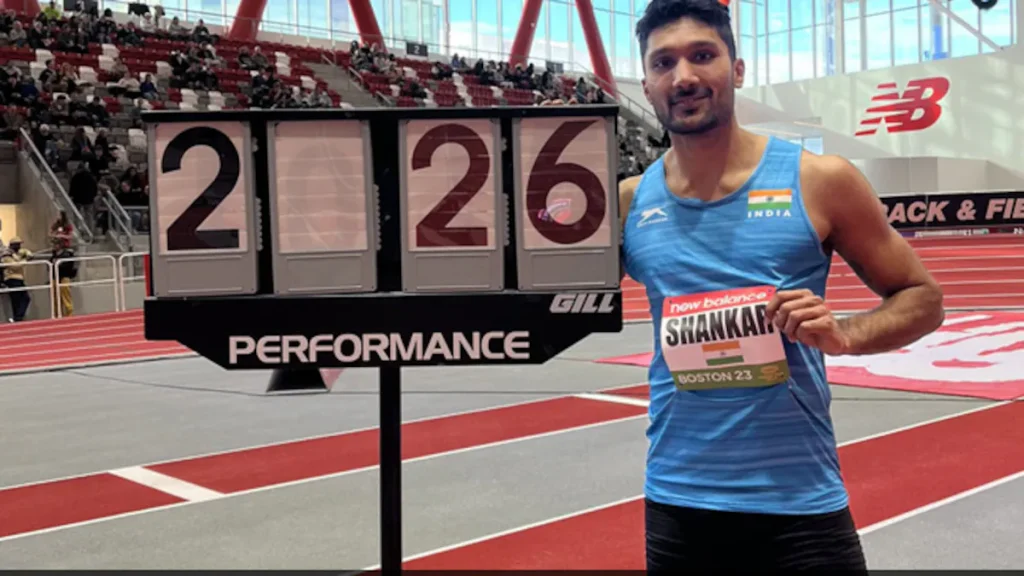 National record holder in high jump Tejaswin Shankar won the top prize in the International