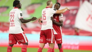 Folarin Balogun made his first appearance of the season as Monaco continued their strong start