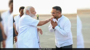 At Chennai Airport, PM Modi's "Special Interaction" With BJP Worker