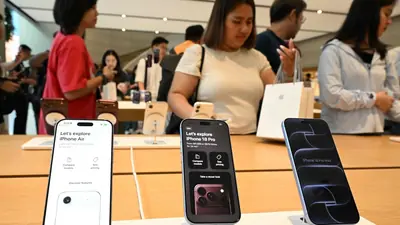 People formed long queues outside Apple stores in Delhi-NCR and other parts of the country