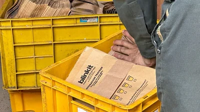 Food Safety officials conducted an inspection at a Blinkit retail facility in Mangaluru