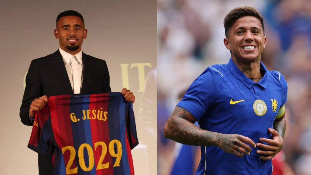Manchester City matched the all-time British transfer record to sign Argentina midfielder Enzo