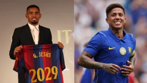 Manchester City matched the all-time British transfer record to sign Argentina midfielder Enzo