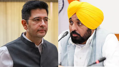 Raghav Chadha questioned how his name was marked as shifted and alleged that officials