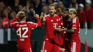 Harry Kane Brace Helps Bayern Munich victory German Cup Opener