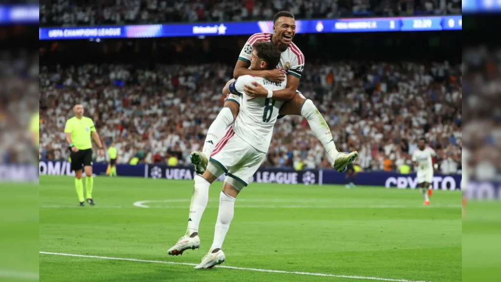 Jose Mourinho's Real Madrid secured a narrow 2-1 victory over his former side Inter Milan