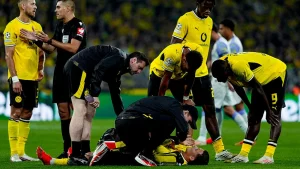 Borussia Dortmund teenage star Konstantinos Karetsas was being treated at the hospital