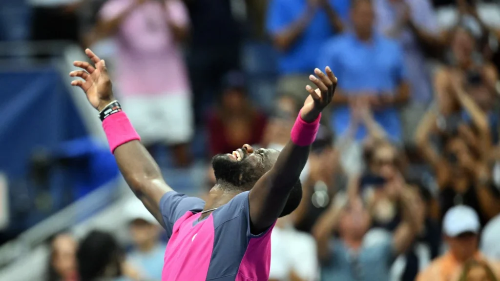 Frances Tiafoe rallied from two sets down -- and 3-0 down in the fifth set -- to hand Alex