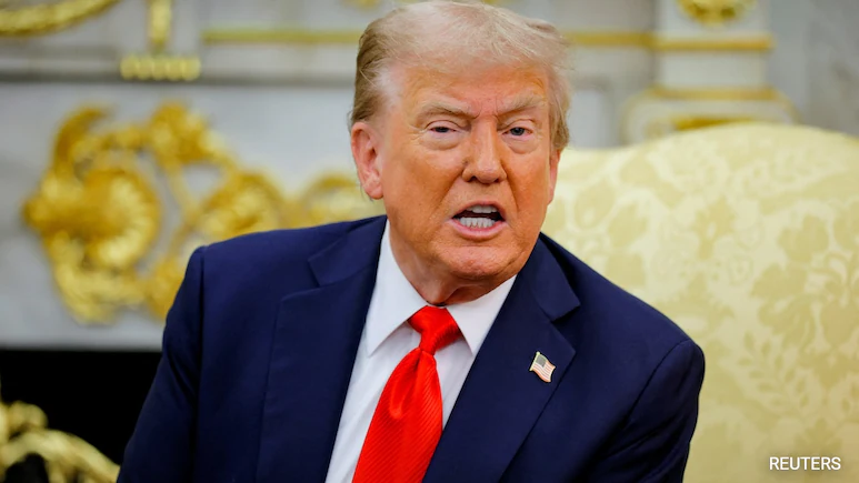 US President Donald Trump announced on Sunday, following a golf tournament in Ireland, that he