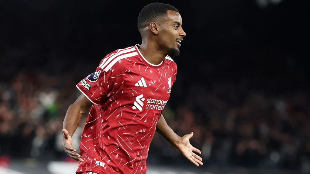 Alexander Isak struck twice in the opening 10 minutes as Liverpool delivered a first victory