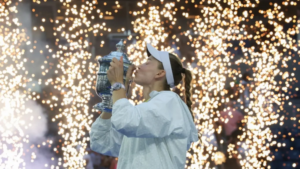 Elena Rybakina is on top of the tennis world, celebrating her first US Open title and her rise
