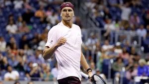 Top-seeded Alexander Zverev headlines the action at the US Open on Monday, taking on Luciano
