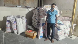 During these operations, officials seized approximately 500 kg of various products, including