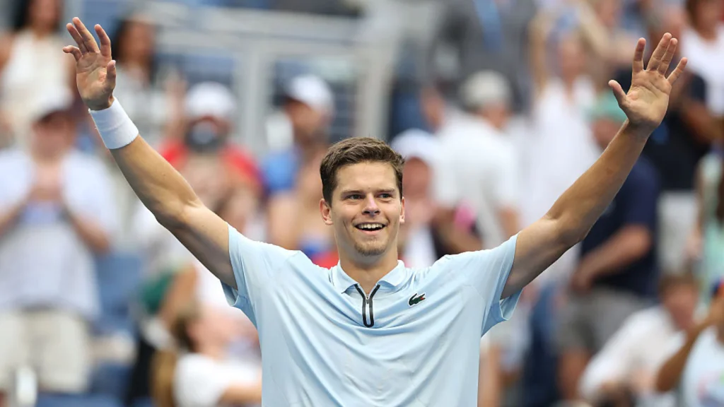 Alexander Blockx beat Francisco Cerundolo in four sets on Monday to become the first Belgian