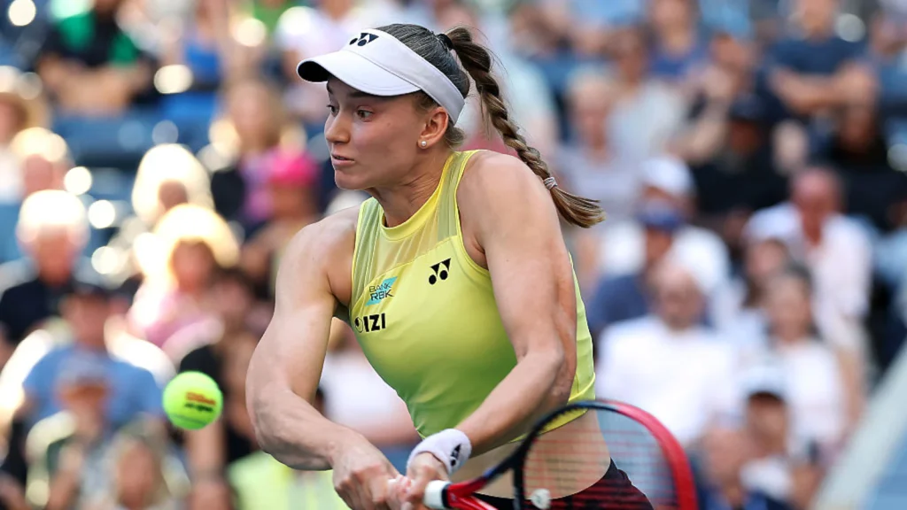 World number two Elena Rybakina swept past four-time Grand Slam champion Naomi Osaka 6-1, 6-4