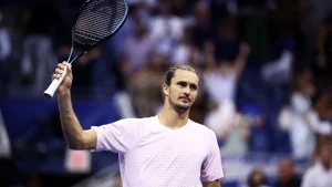 Top seed Alexander Zverev motored into the semi-finals of the US Open on Wednesday, cruising