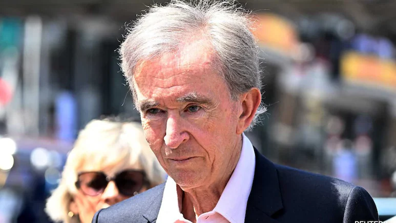 French luxury goods tycoon Bernard Arnault fell out of the top 10 list of the world's biggest