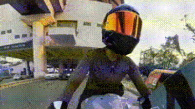 'Kept making hand gestures' — On camera, car chases, rams woman biker on Gurugram road