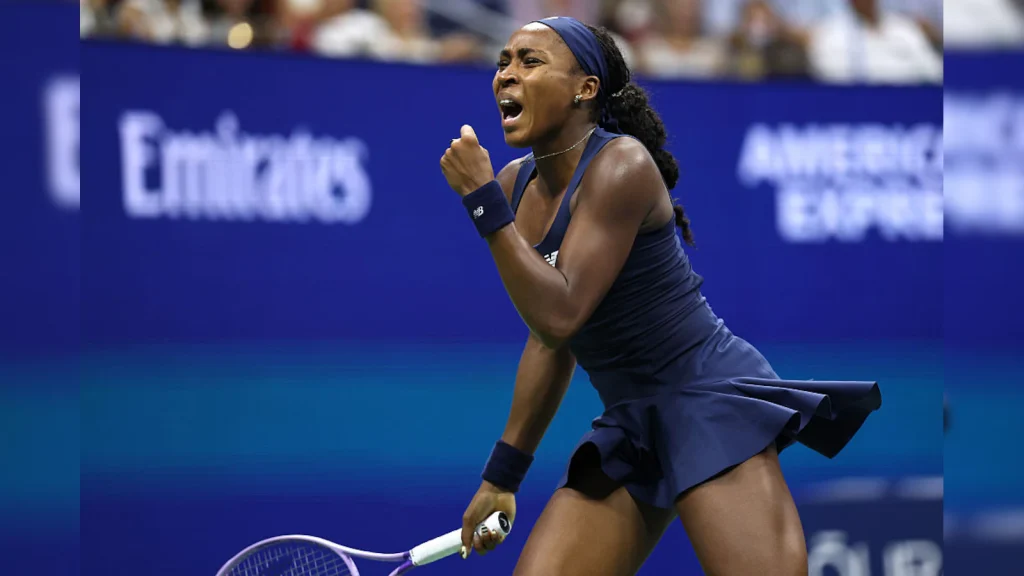 Coco Gauff defeated fellow American Iva Jovic 6-1, 6-4 on Monday to secure her spot
