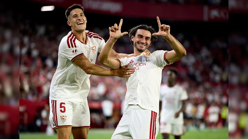 Sevilla piled more misery on rock-bottom Valencia as midfielder Juan Iglesias's 81st minute