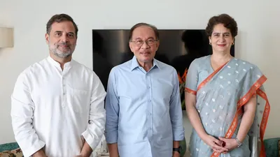 Rahul Gandhi, Priyanka meet Malaysian PM over breakfast amid ongoing BRICS Summit in Delhi