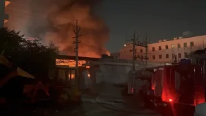 Video: 8 Luxury Cars Burnt As Fire Breaks Out At Mercedes Workshop In Jaipur