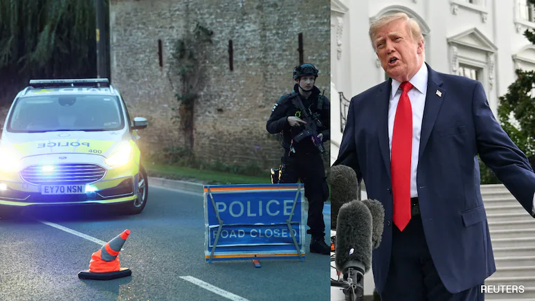 US President Donald Trump told reporters they had been "looking to do major damage"