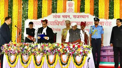 Justice Sanjay K Agrawal sworn in as Rajasthan High Court Chief Justice