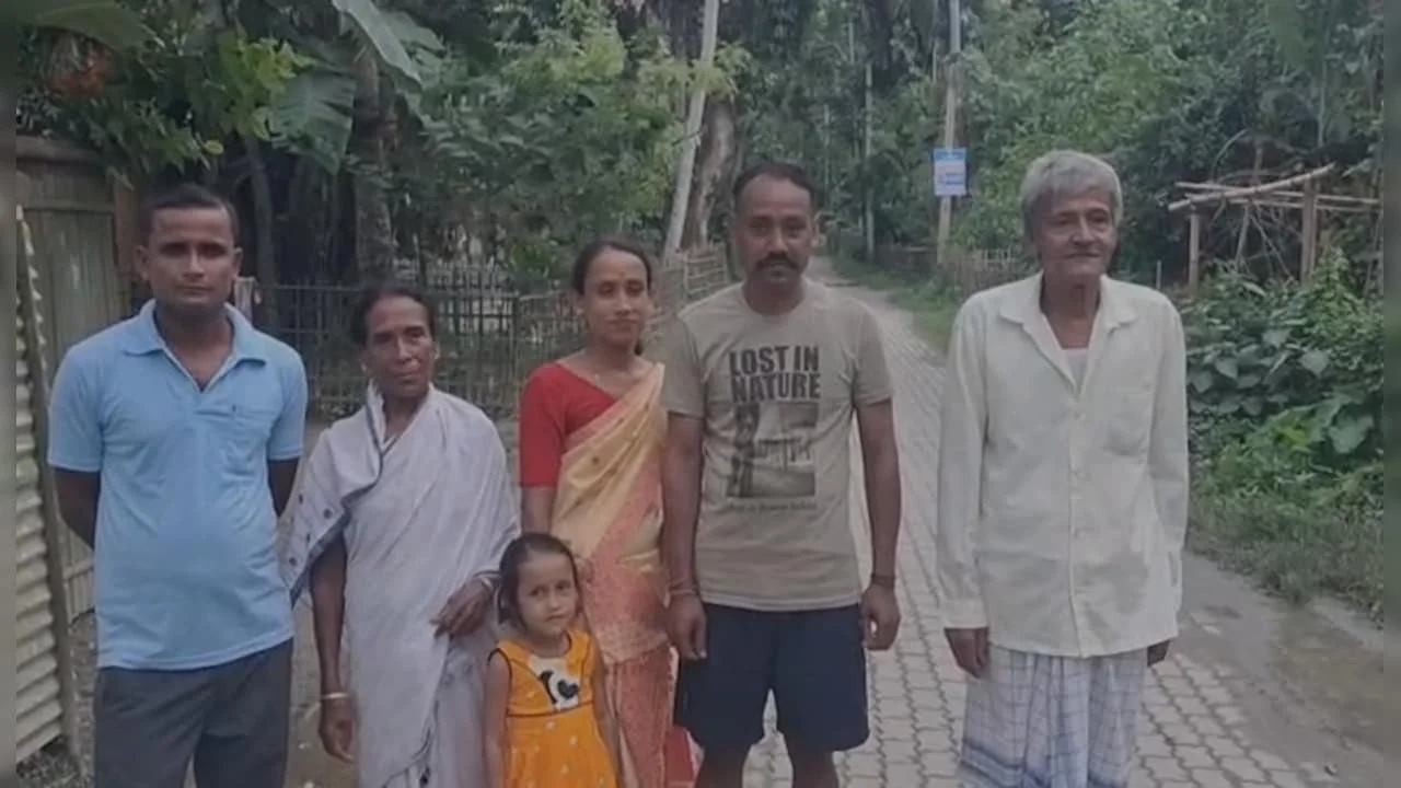Pankaj Barman from Nalbari, Assam, has returned to his family after enduring a traumatic week