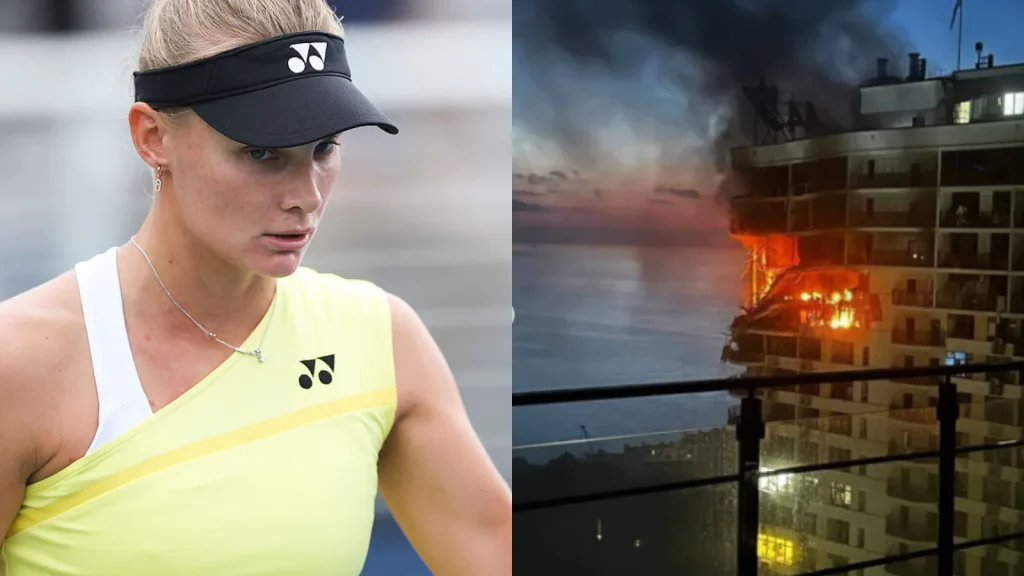 A piece of world tennis survived a Russian missile