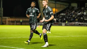 Mirren 2-1 and maintain top spot in the Scottish Premiership as Rangers lost captain Lawrence