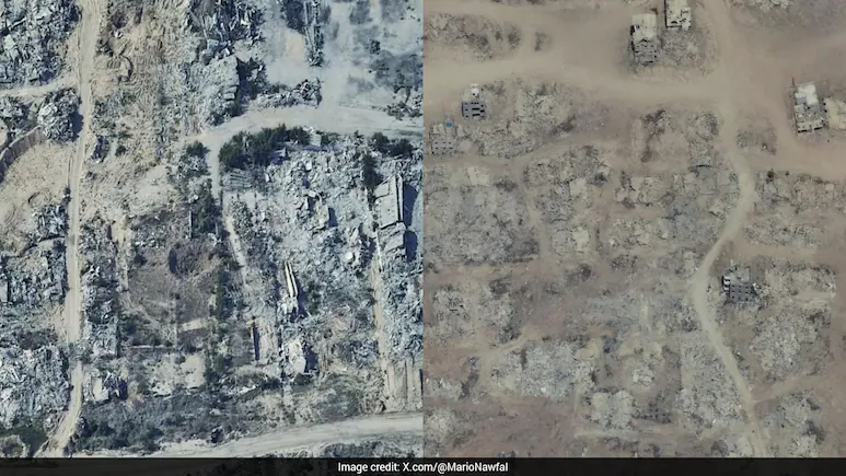 Updated Google Maps satellite imagery is offering a stark view of the destruction across Gaza