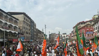 Jammu and Kashmir's Srinagar saw heightened security on Wednesday morning as the Bharatiya