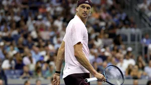 Top-seeded Alexander Zverev advanced to the second round of the US Open on Tuesday