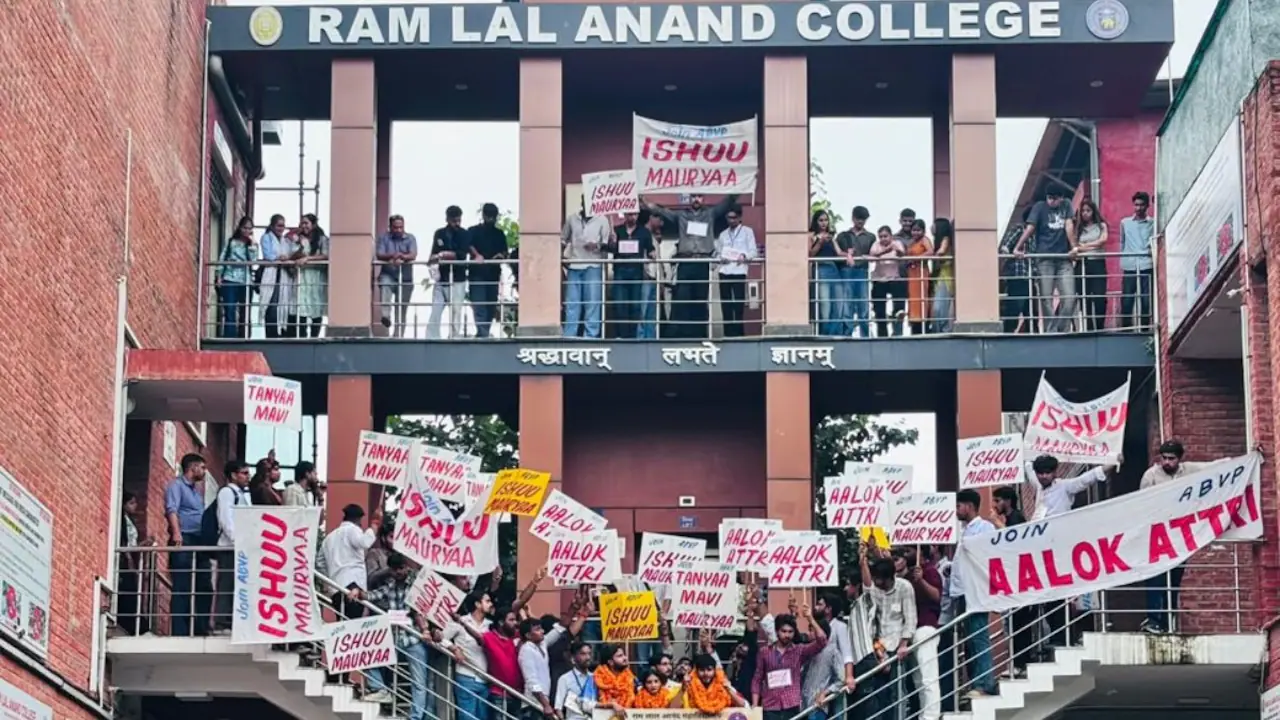 Not every Delhi University college and department participates directly in the DUSU election