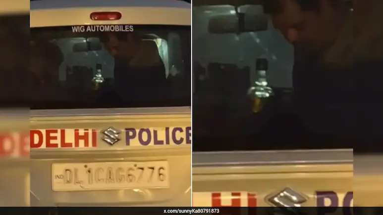 Delhi Police Head Constable Suspended After Viral Video Shows Policeman With Liquor Bottle In PCR