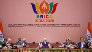 No crisis remains contained within a region these days, PM Modi said